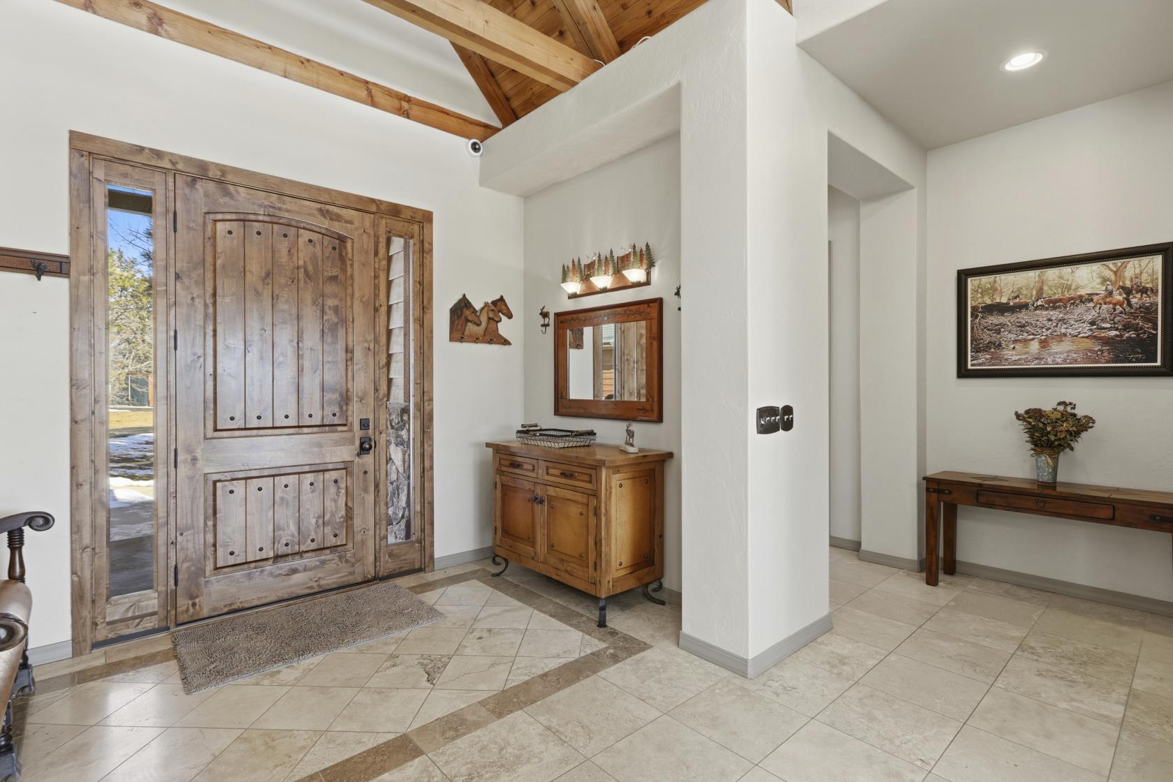 Guest house entryway