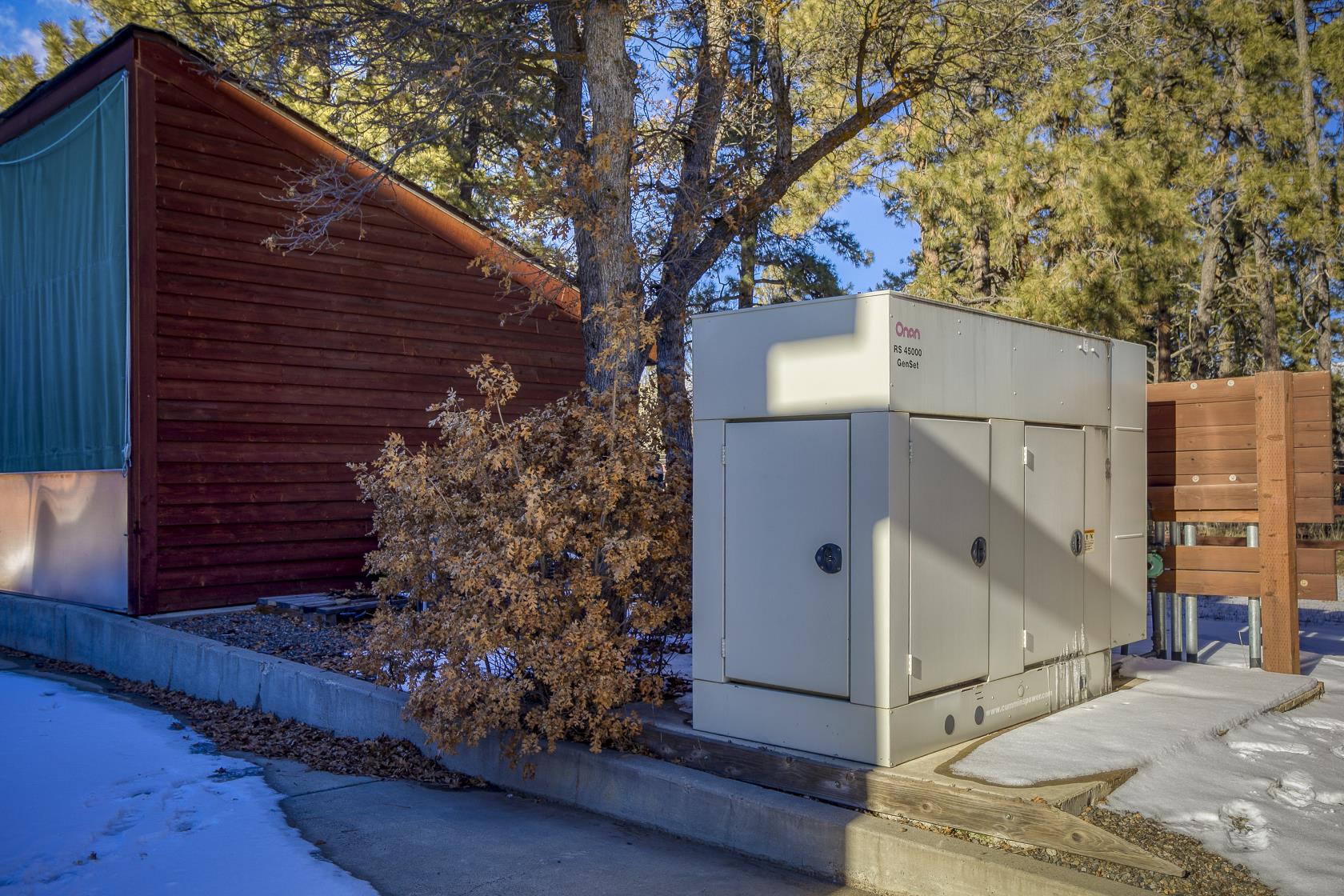 Generator house and hay shed